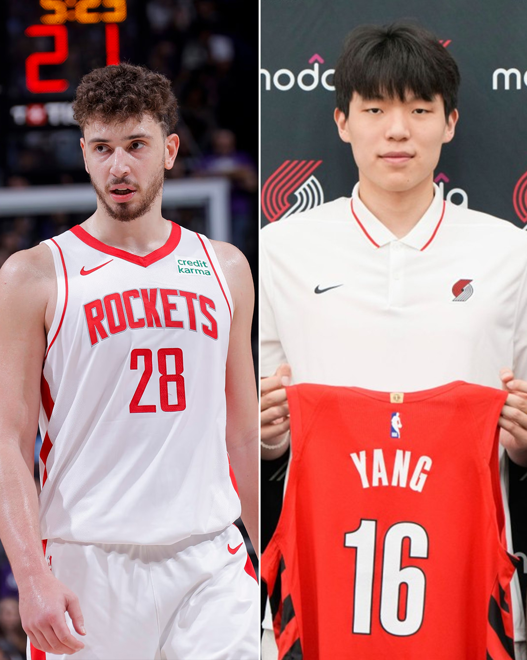 媒体人：训练师认为杨瀚森水平不比马卢阿奇低&amp;天花板比申京高