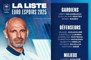 开云体育官网-法国U21欧洲杯球员名单：特尔、奥多贝尔、卢克巴在列